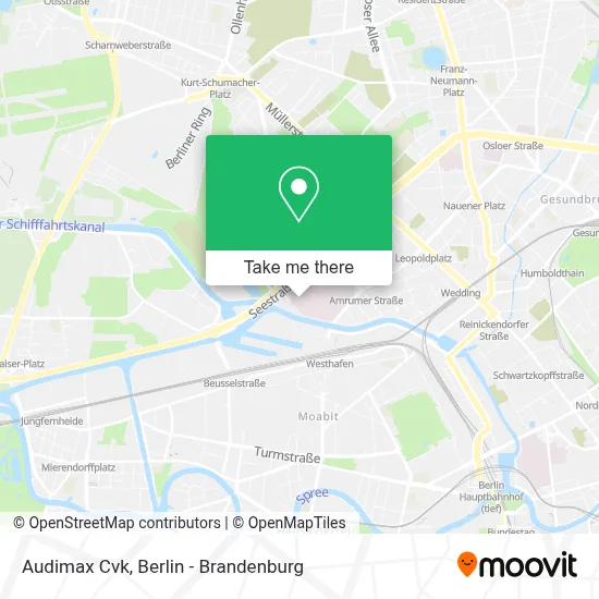 Audimax Cvk map