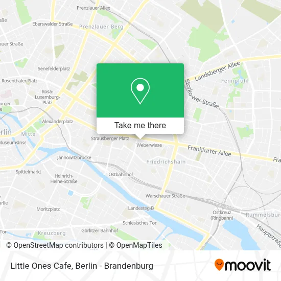 Little Ones Cafe map