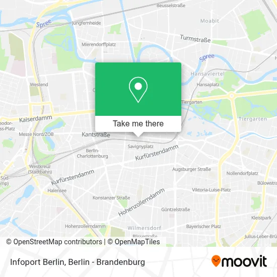 Infoport Berlin map