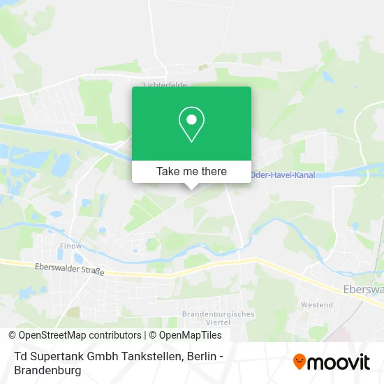 Td Supertank Gmbh Tankstellen map