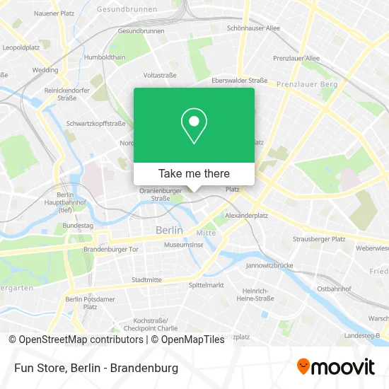 Fun Store map