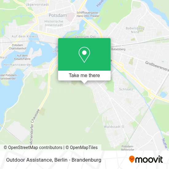 Outdoor Assistance map