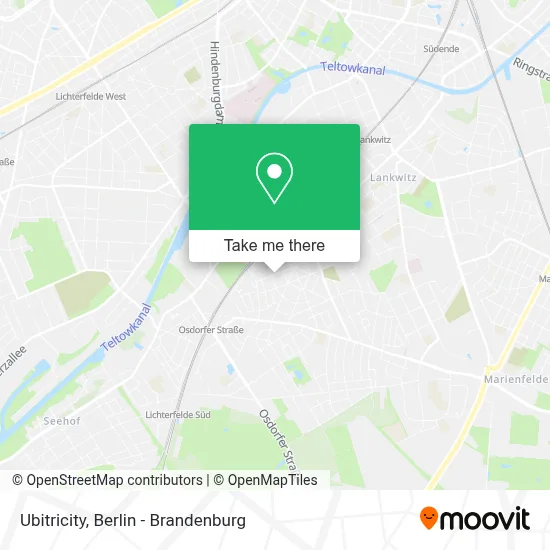 Ubitricity map