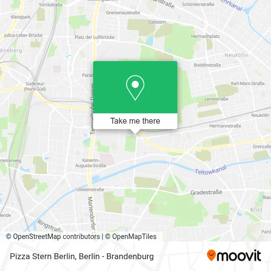 Pizza Stern Berlin map