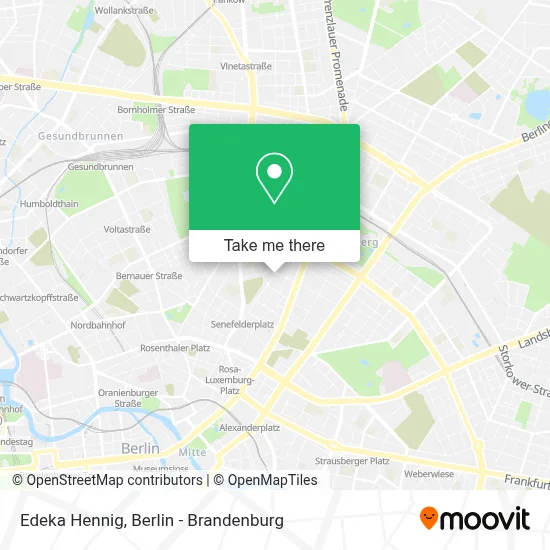 Edeka Hennig map