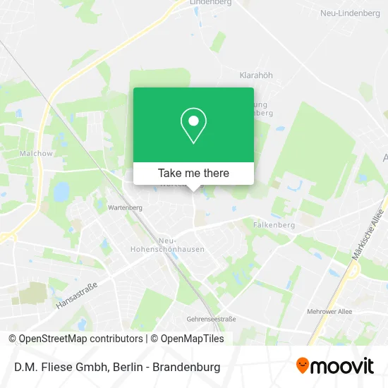 D.M. Fliese Gmbh map