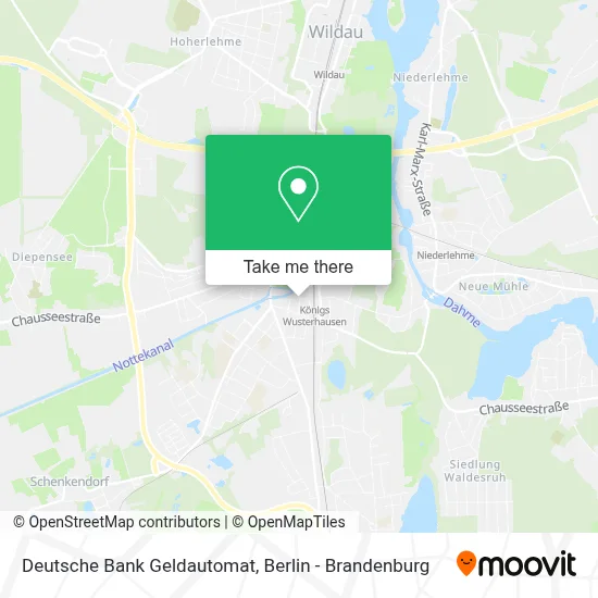 Deutsche Bank Geldautomat map