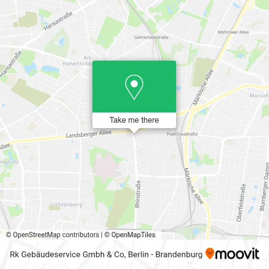 Rk Gebäudeservice Gmbh & Co map