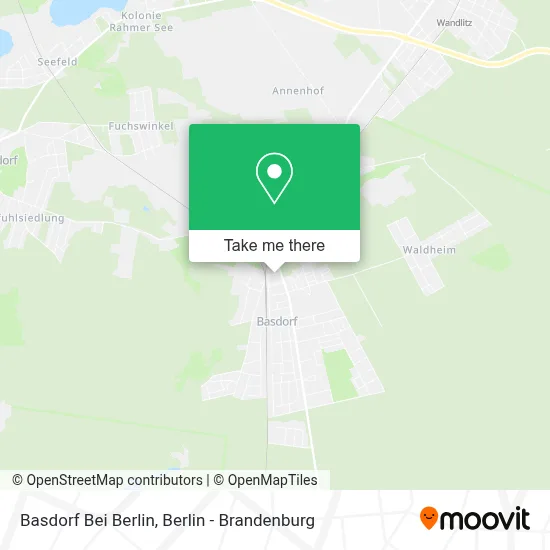 Basdorf Bei Berlin map