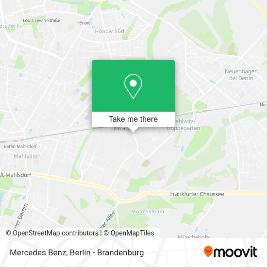 Mercedes Benz map