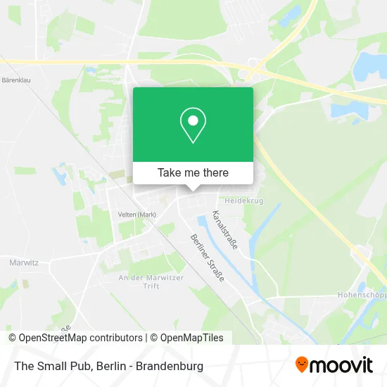 The Small Pub map