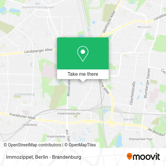 Immozippel map