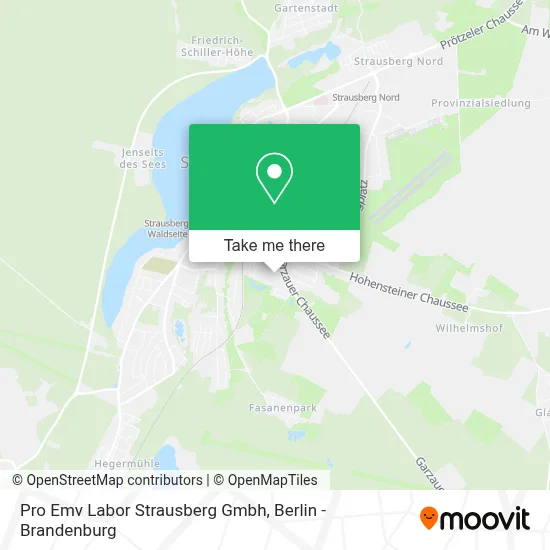 Pro Emv Labor Strausberg Gmbh map