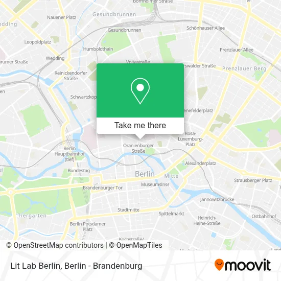 Lit Lab Berlin map