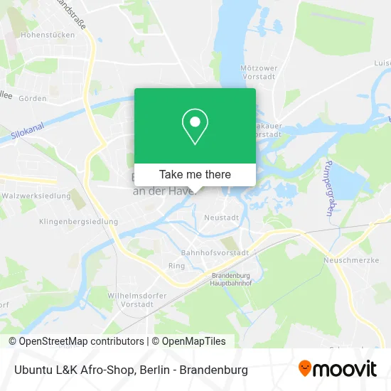 Ubuntu L&K Afro-Shop map