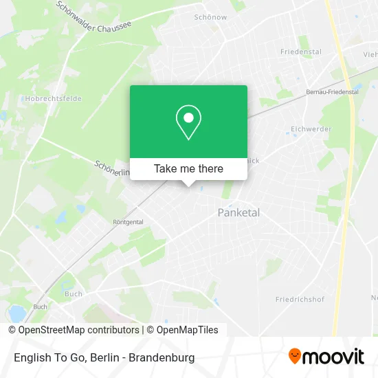 English To Go map