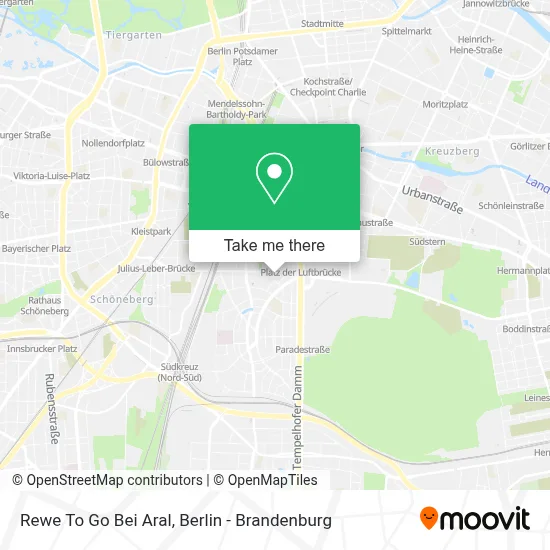 Rewe To Go Bei Aral map