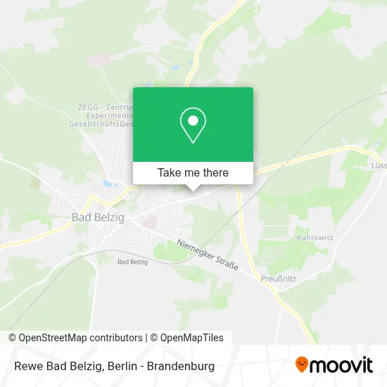 Rewe Bad Belzig map