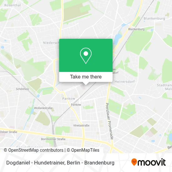 Dogdaniel - Hundetrainer map