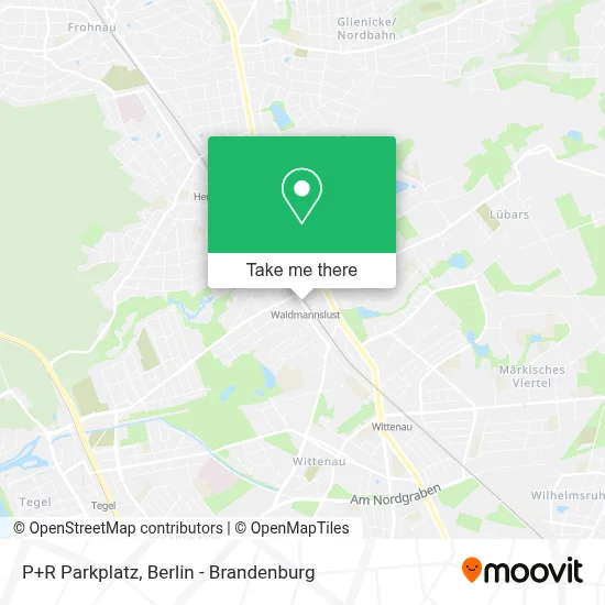 P+R Parkplatz map
