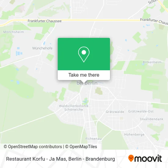 Restaurant Korfu - Ja Mas map