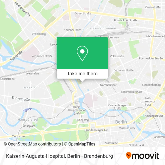 Kaiserin-Augusta-Hospital map