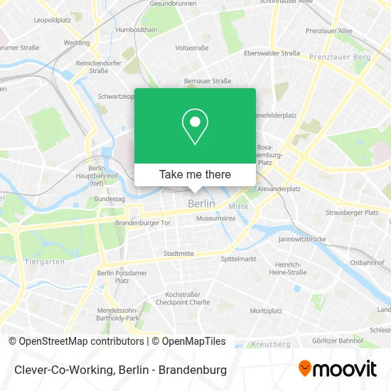 Clever-Co-Working map