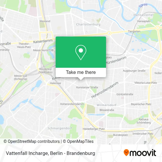 Vattenfall Incharge map