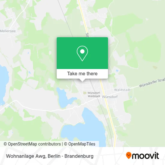 Wohnanlage Awg map