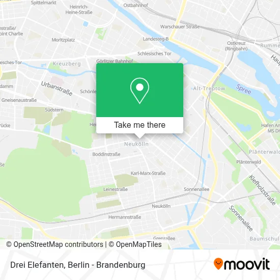 Drei Elefanten map