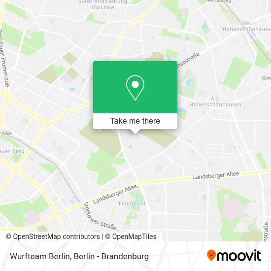 Wurfteam Berlin map