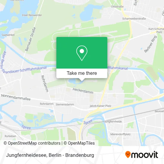 Jungfernheidesee map