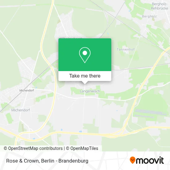 Rose&Crown map