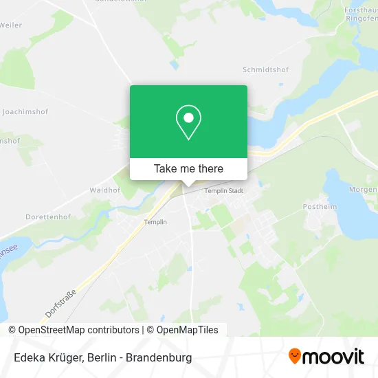 Edeka Krüger map
