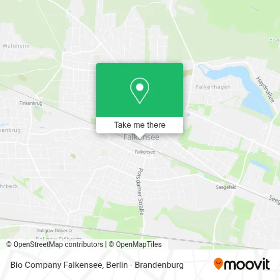 Bio Company Falkensee map
