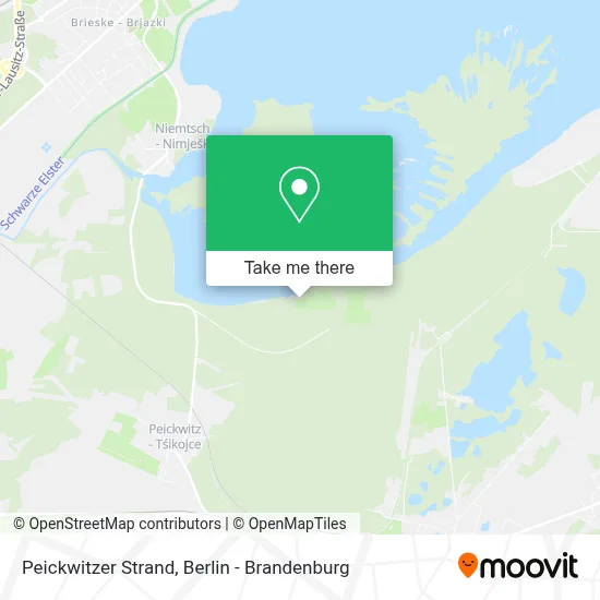 Peickwitzer Strand map