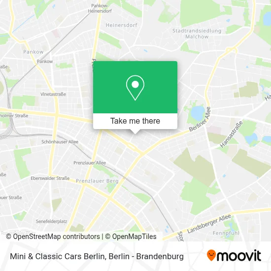 Mini & Classic Cars Berlin map