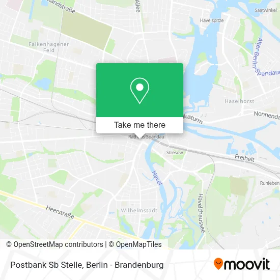 Postbank Sb Stelle map
