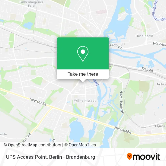 Ups Access Point map