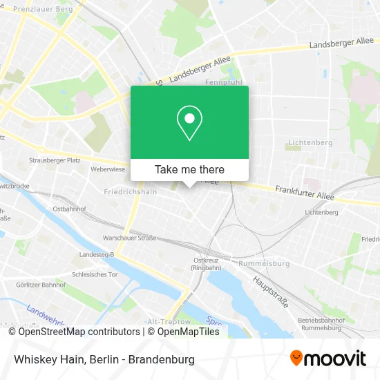 Whiskey Hain map