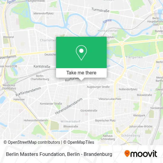Berlin Masters Foundation map
