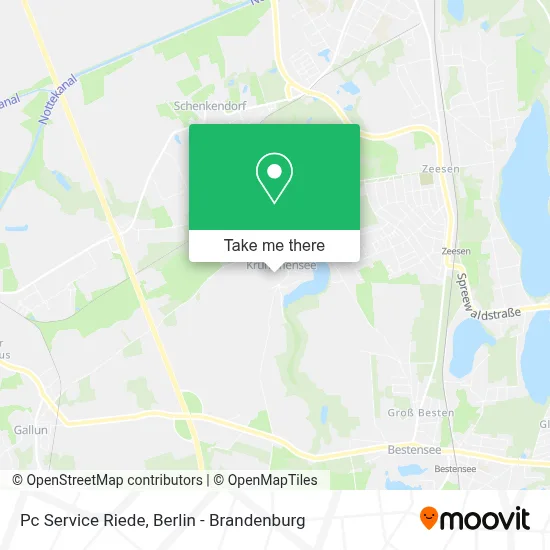 Pc Service Riede map