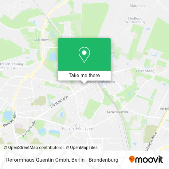 Reformhaus Quentin Gmbh map