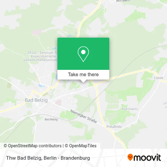 Thw Bad Belzig map