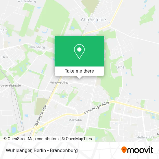 Wuhleanger map