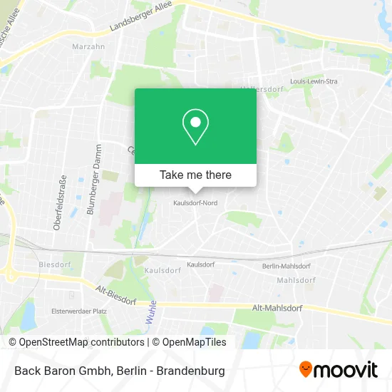 Back Baron Gmbh map