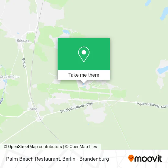 Palm Beach Restaurant map