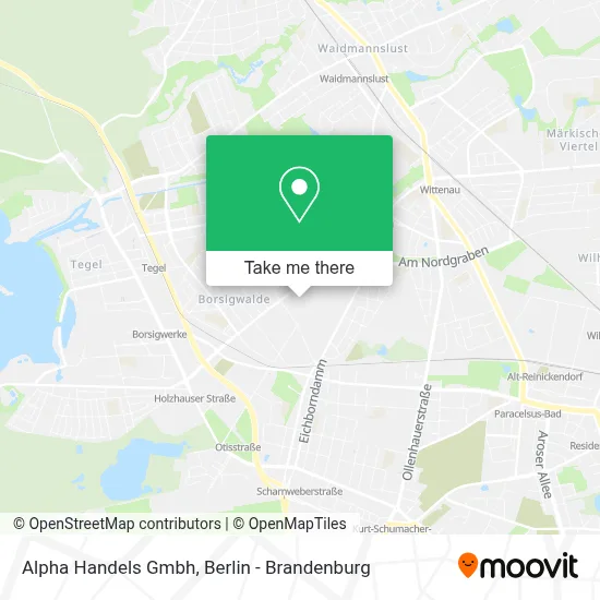 Alpha Handels Gmbh map