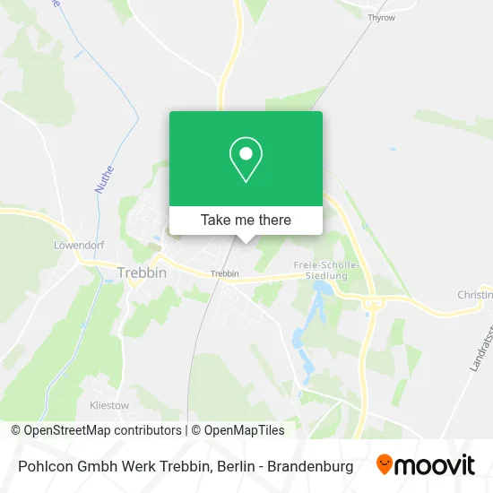 Pohlcon Gmbh Werk Trebbin map