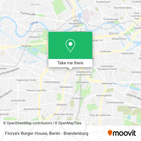 Florya's Burger House map